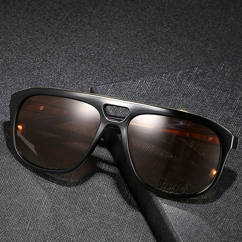 Óculos de Sol Acetato Unissex Estilo Aviador / BOM ÓCULOS - BO0147