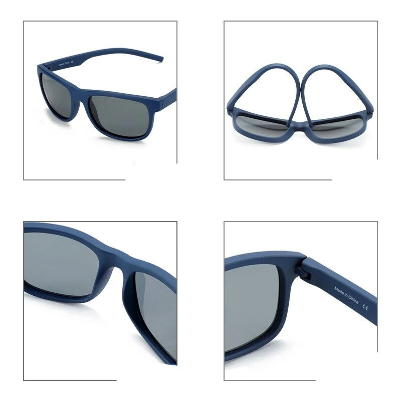 Óculos de Sol Acetato Masculino Quadrado Arredondado / BOM ÓCULOS - BO0150