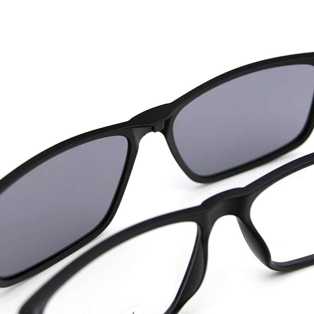 Óculos de Clipon Acetato Masculino Quadrado Com Corda / BOM ÓCULOS - BO0142
