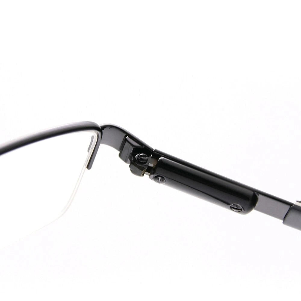 Óculos Metal Unissex Quadrado Clássico Minimalista / BOM ÓCULOS - BO0143
