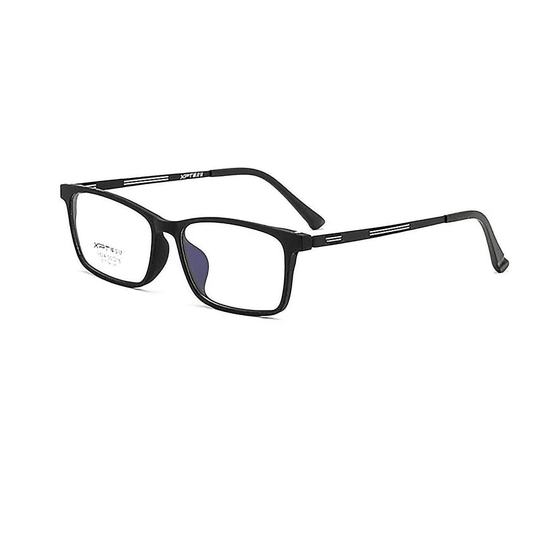 Bom Óculos Acetato Várias Cores Quadrado Unissex- BO0001 0 bomoculos Preto 