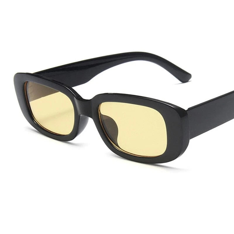 New Fashion Summer Vintage Small Square Frame Sunglasses UV400 For Women Retro Punk Rectangle Sun Glasses Eyewear Sun Shades 0 Bom Óculos A07 1 pair 