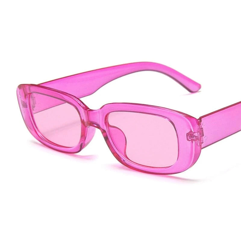 New Fashion Summer Vintage Small Square Frame Sunglasses UV400 For Women Retro Punk Rectangle Sun Glasses Eyewear Sun Shades 0 Bom Óculos A09 1 pair 