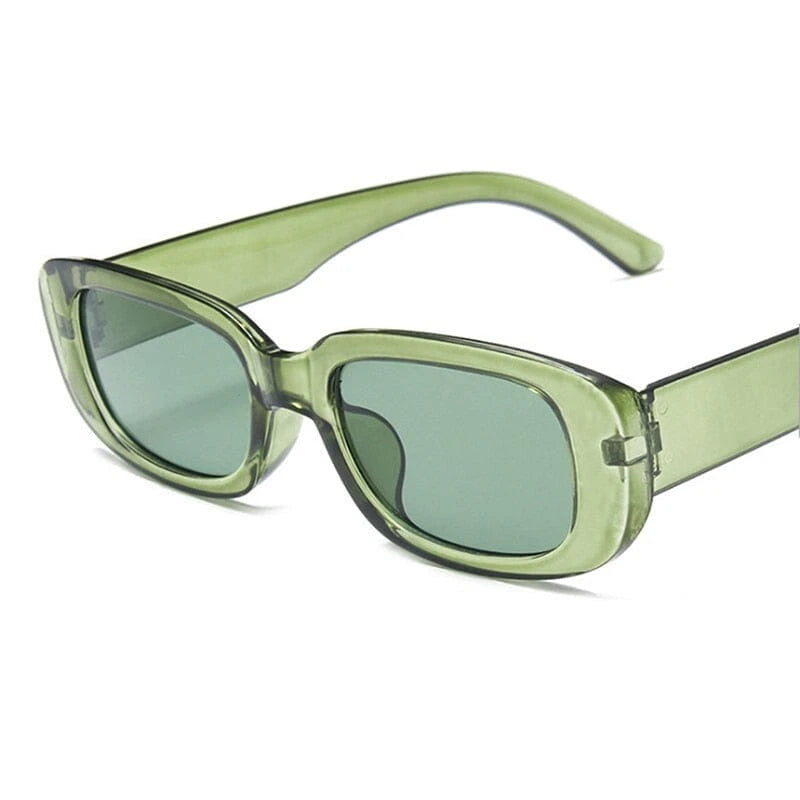 New Fashion Summer Vintage Small Square Frame Sunglasses UV400 For Women Retro Punk Rectangle Sun Glasses Eyewear Sun Shades 0 Bom Óculos A10 1 pair 