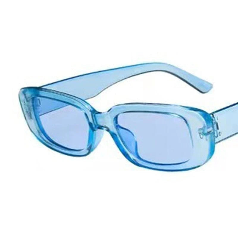 New Fashion Summer Vintage Small Square Frame Sunglasses UV400 For Women Retro Punk Rectangle Sun Glasses Eyewear Sun Shades 0 Bom Óculos A11 1 pair 