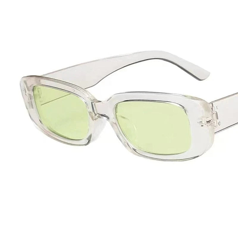 New Fashion Summer Vintage Small Square Frame Sunglasses UV400 For Women Retro Punk Rectangle Sun Glasses Eyewear Sun Shades 0 Bom Óculos A15 1 pair 