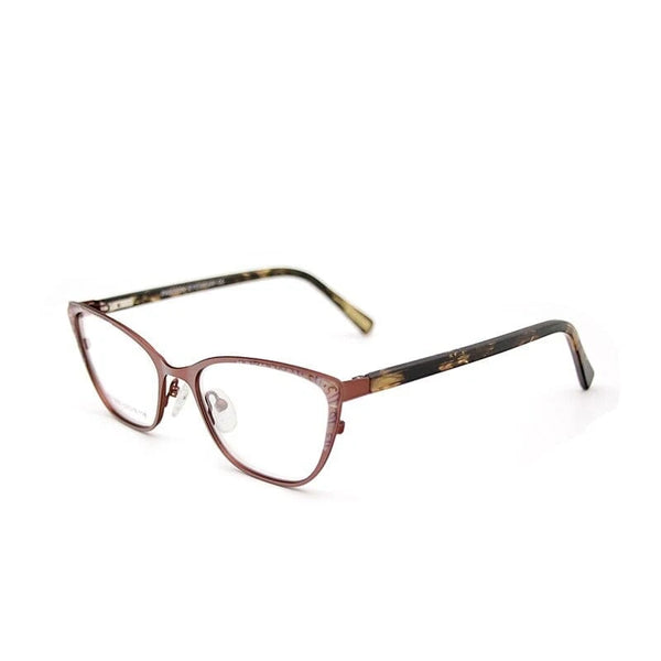 Óculos Acetato Feminino Quadrado / BOM ÓCULOS - BO0130 BO0130 Bom Óculos Madeira 