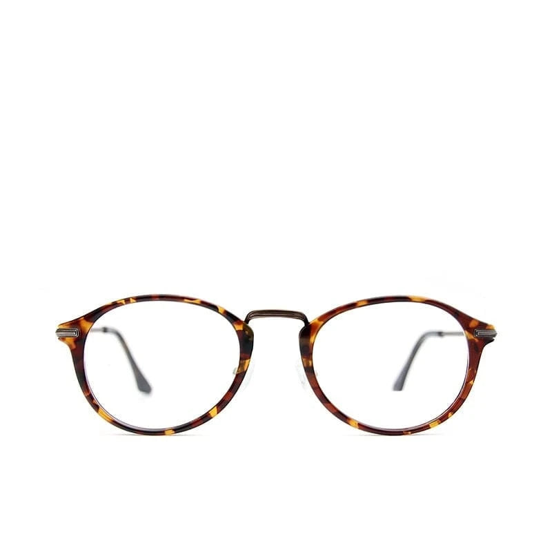 Óculos Acetato Unissex Oval Vintage / BOM ÓCULOS - BO0112 BO0112 Bom Óculos Animal Print 