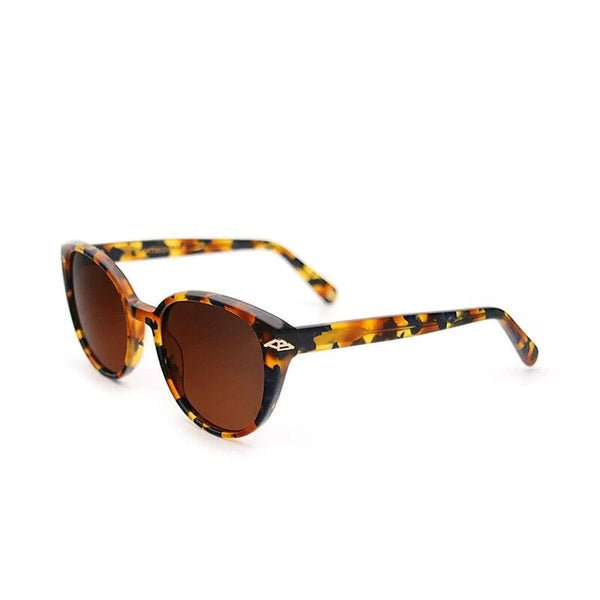 Óculos de Sol Acetato Feminino Oval Vintage / BOM ÓCULOS - BO0113 BO0113 Bom Óculos 