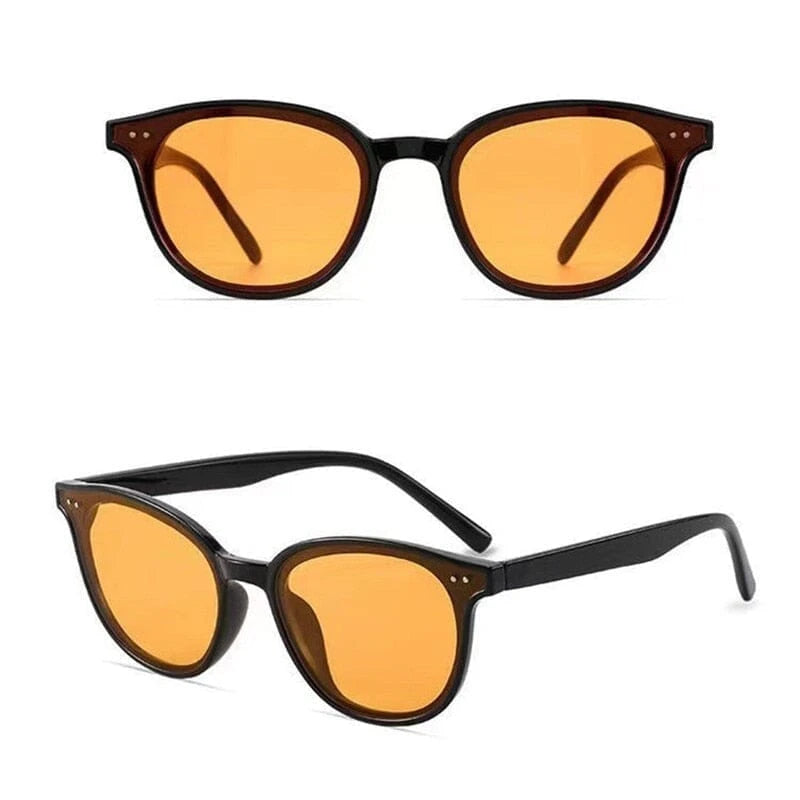 Óculos de Sol Acetato Feminino Quadrado / BOM ÓCULOS - BO0086 BO0086 Bom Óculos Amarelo 
