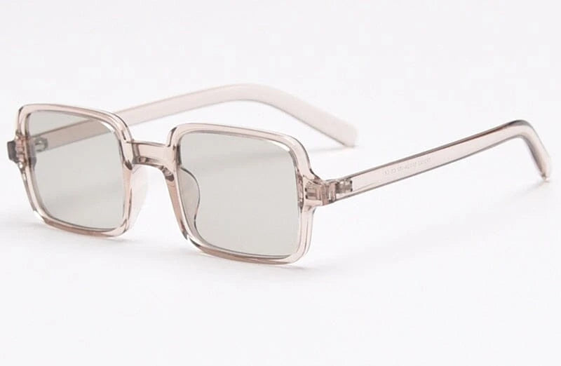 Óculos de Sol Acetato Feminino Quadrado Vintage / BOM ÓCULOS - BO0018 BO0022 Bom Óculos Marrom Claro 