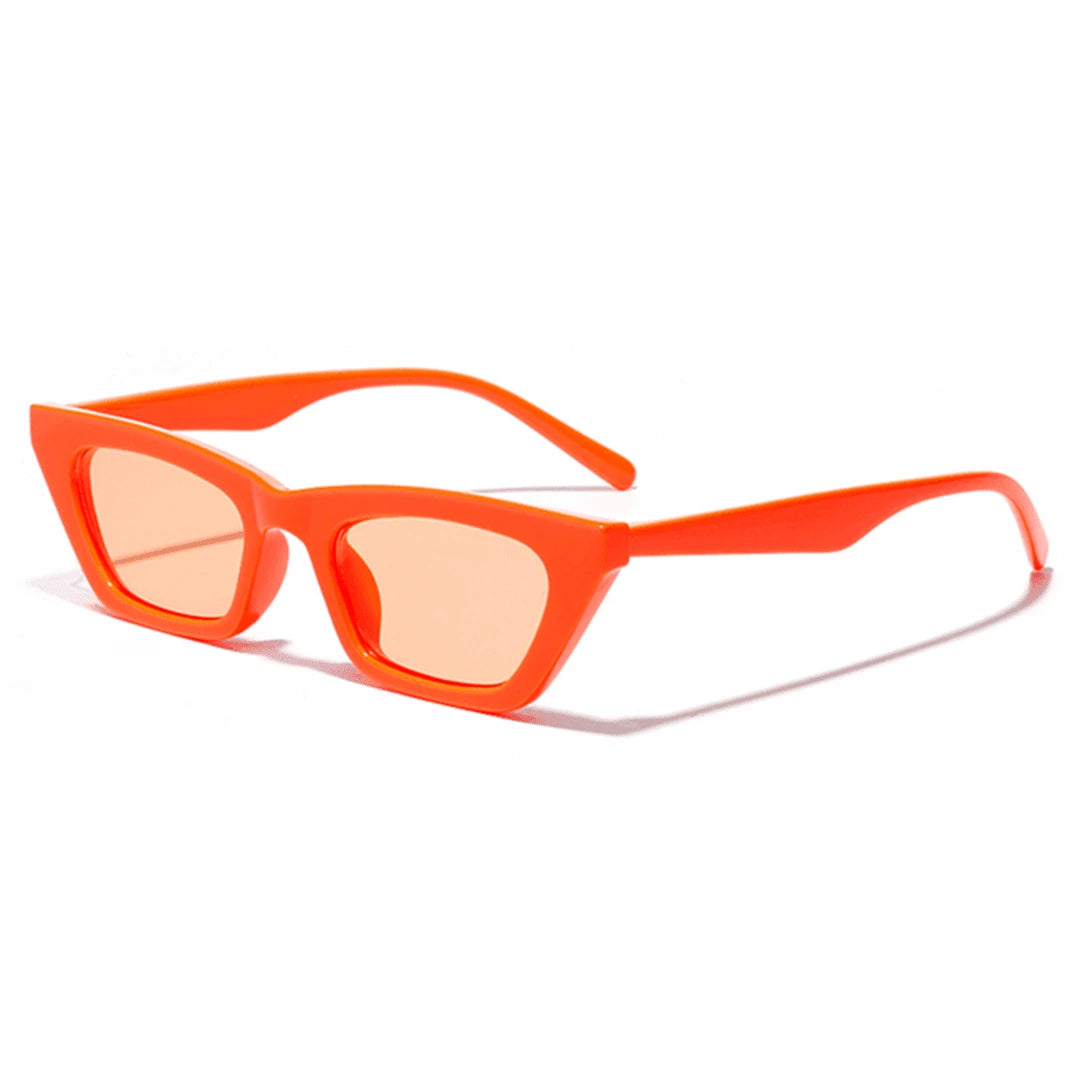 Óculos de Sol Acetato Feminino Retro Quadrado / BOM ÓCULOS - BO0045 BO0045 Bom Óculos Laranja 