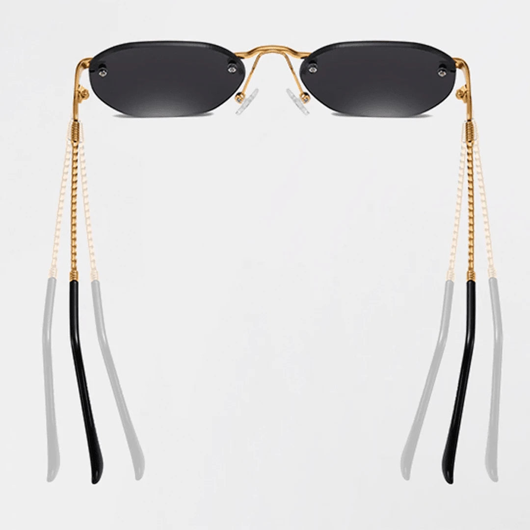 Óculos de Sol Metal Feminino Fashion / BOM ÓCULOS - BO0014 BO0014 Bom Óculos 