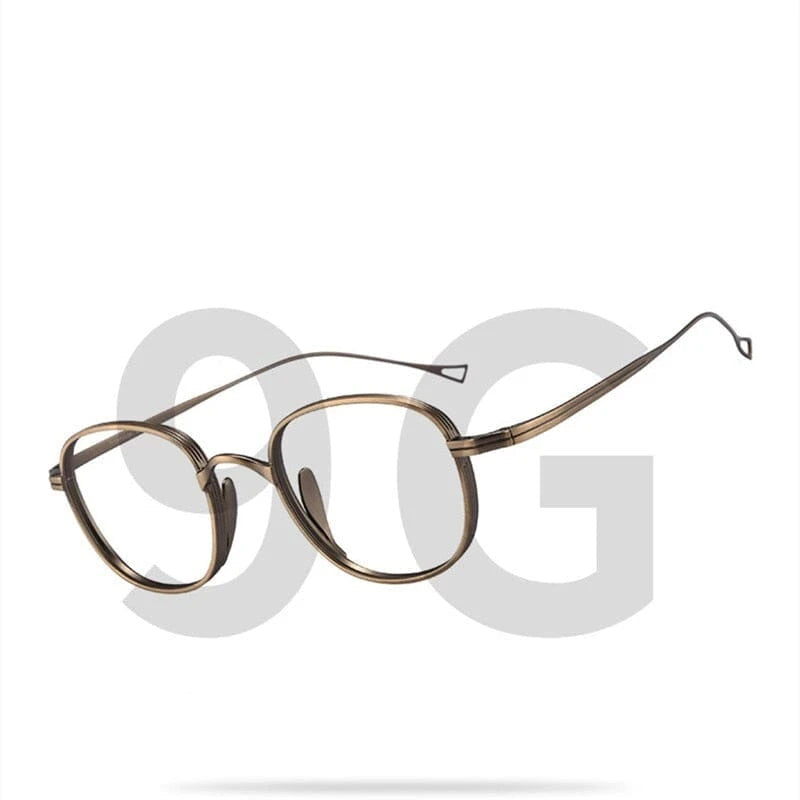 Óculos Metal Masculino Retro Redondo / BOM ÓCULOS - BO0032 BO0032 Bom Óculos 