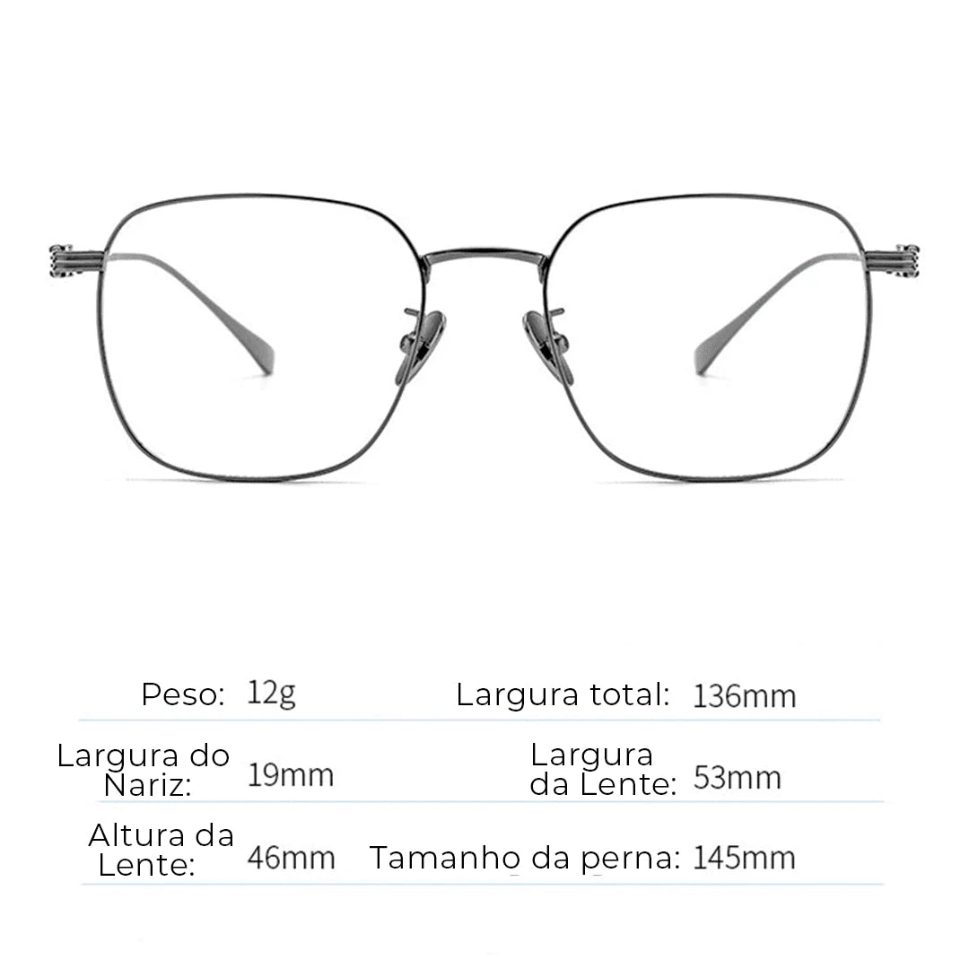 Óculos Metal Unissex Redondo Retrô / BOM ÓCULOS - BO0004 BO0004 bomoculos 