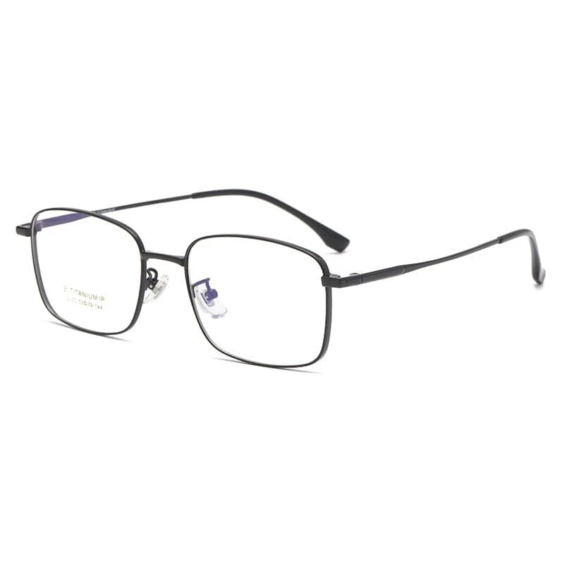 Óculos Quadrado Masculino Clássico / BOM ÓCULOS- BO0029 BO0029 Bom Óculos Preto 