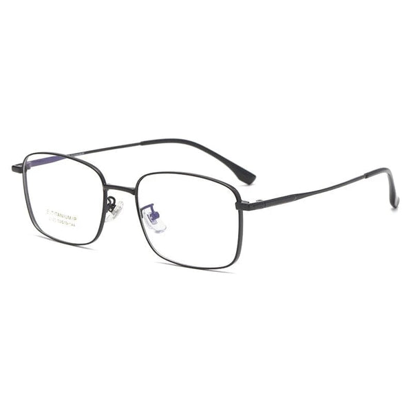 Óculos Quadrado Masculino Clássico / BOM ÓCULOS- BO0029 BO0029 Bom Óculos Preto 