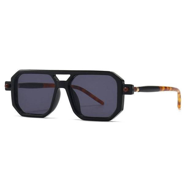 Peekaboo fashion sunglasses square men brown leopard ladies sun glasses uv400 black male summer style 2022 female hot selling 0 Bom Óculos 