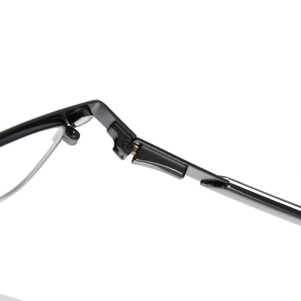 X109 2 In 1 Magnet Polarized Clip Glasses Frame Men Optical Myopia Clip Glasses For Men Eyeglasses Frame 0 Bom Óculos 