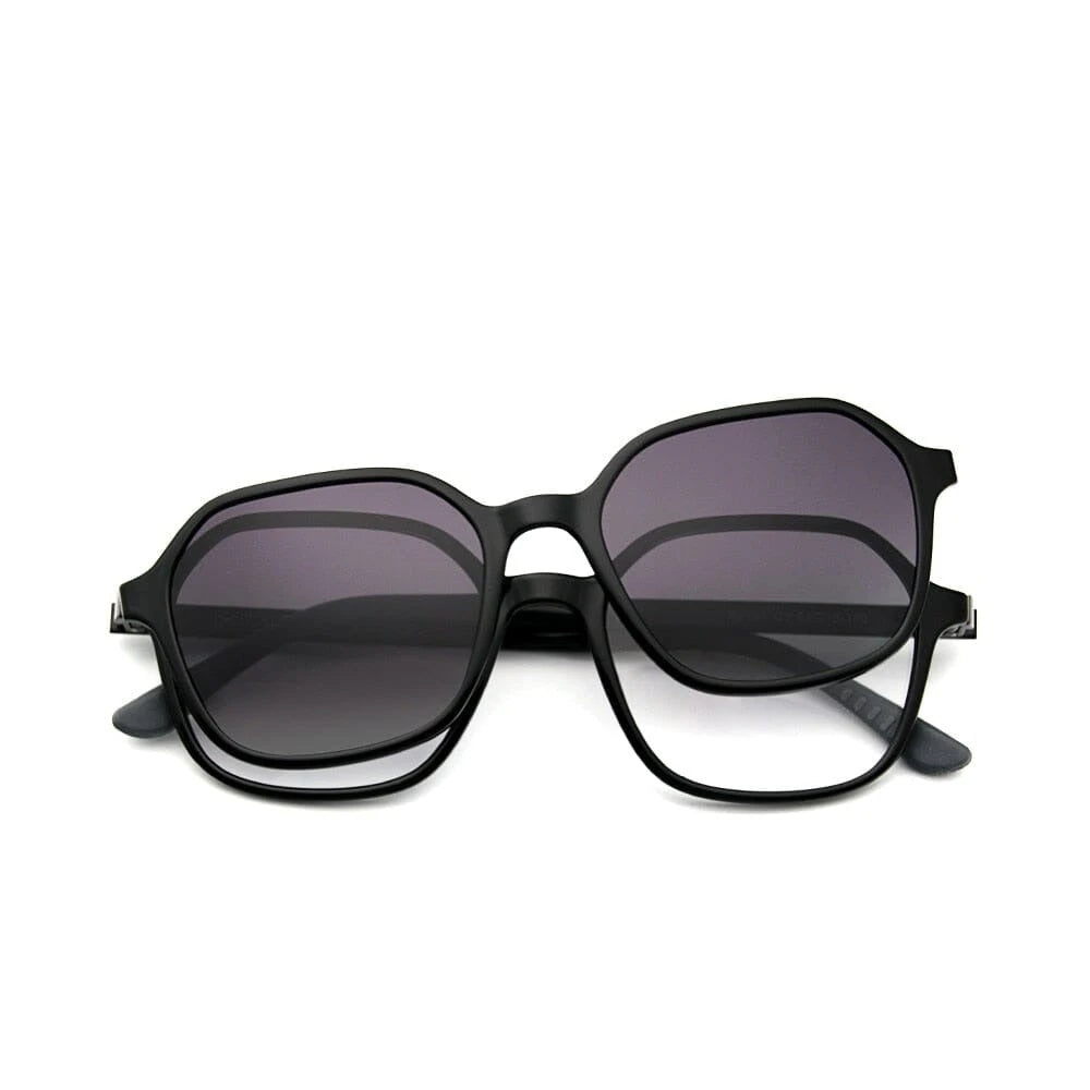 X3191Designer Polarized Magnet Clip glasses frame men women Myopia Prescription Glasses Optical sunglasses Eyewear 0 Bom Óculos C1 China 